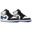 Royal Black Kids Shoes Jordan 1 Mid SE PS RU7789-105